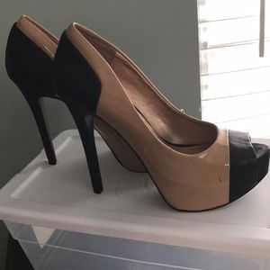 BCBGeneration Peep Toe Heels